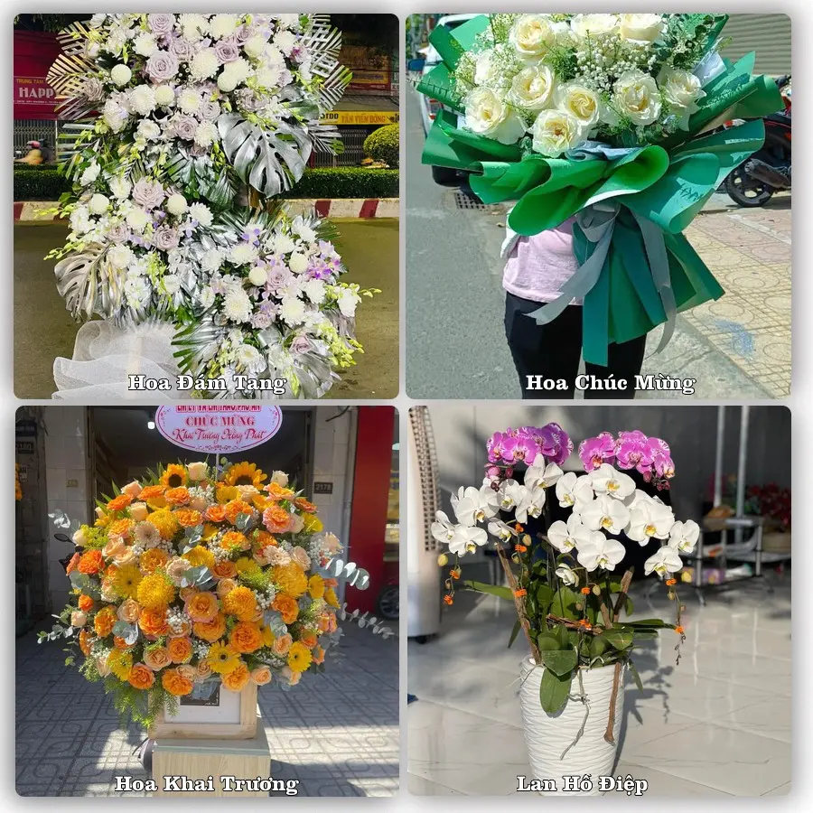 Mẫu hoa phục vụ nhu cầu đặt hoa tại Phường Hoàng Mai - Tỉnh Nghệ An