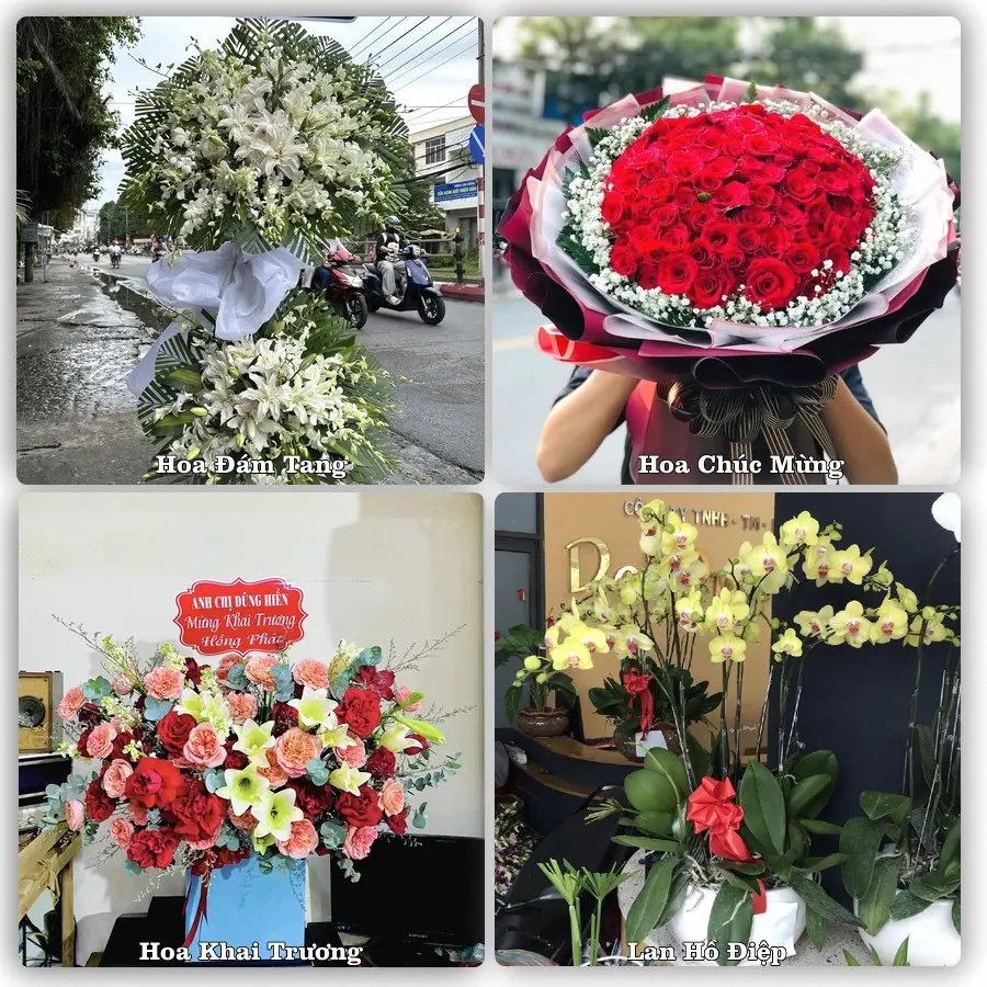 Dịch vụ đặt hoa và giao tận nơi tại Phường Quỳnh Mai - Tỉnh Nghệ An