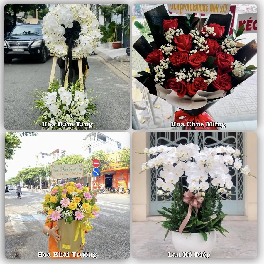 Dịch vụ đặt hoa và giao tận nơi tại Phường Việt Yên - Tỉnh Bắc Ninh