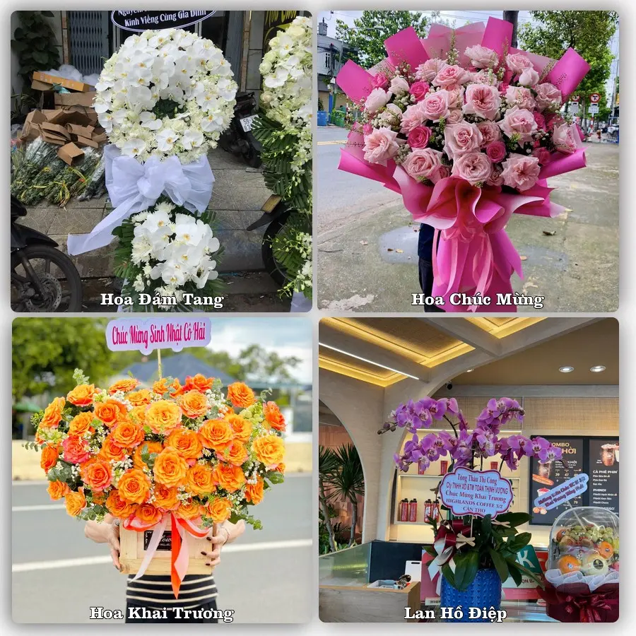 Dịch vụ đặt hoa và giao tận nơi tại Xã Châu Thành - Thành phố Cần Thơ