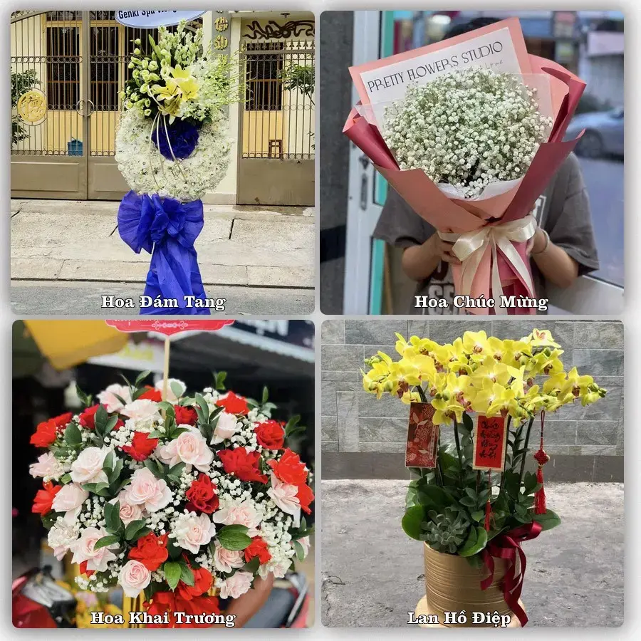 Shop hoa tươi Xã Tu Vũ, Phú Thọ – đặt hoa theo dịp, giao tận nơi