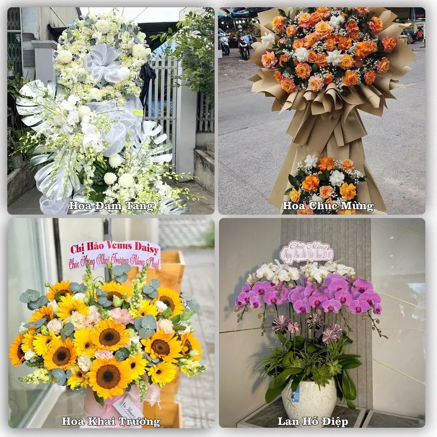 Dịch vụ đặt hoa và giao tận nơi tại Xã Việt Yên - Tỉnh Hưng Yên