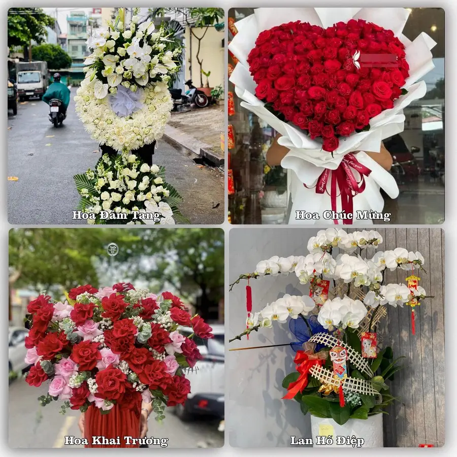 Mẫu hoa phục vụ nhu cầu đặt hoa tại Xã Việt Yên - Tỉnh Hưng Yên