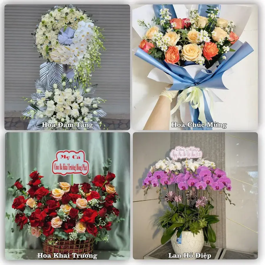 Dịch vụ đặt hoa và giao tận nơi tại Phường Đa Mai - Tỉnh Bắc Ninh