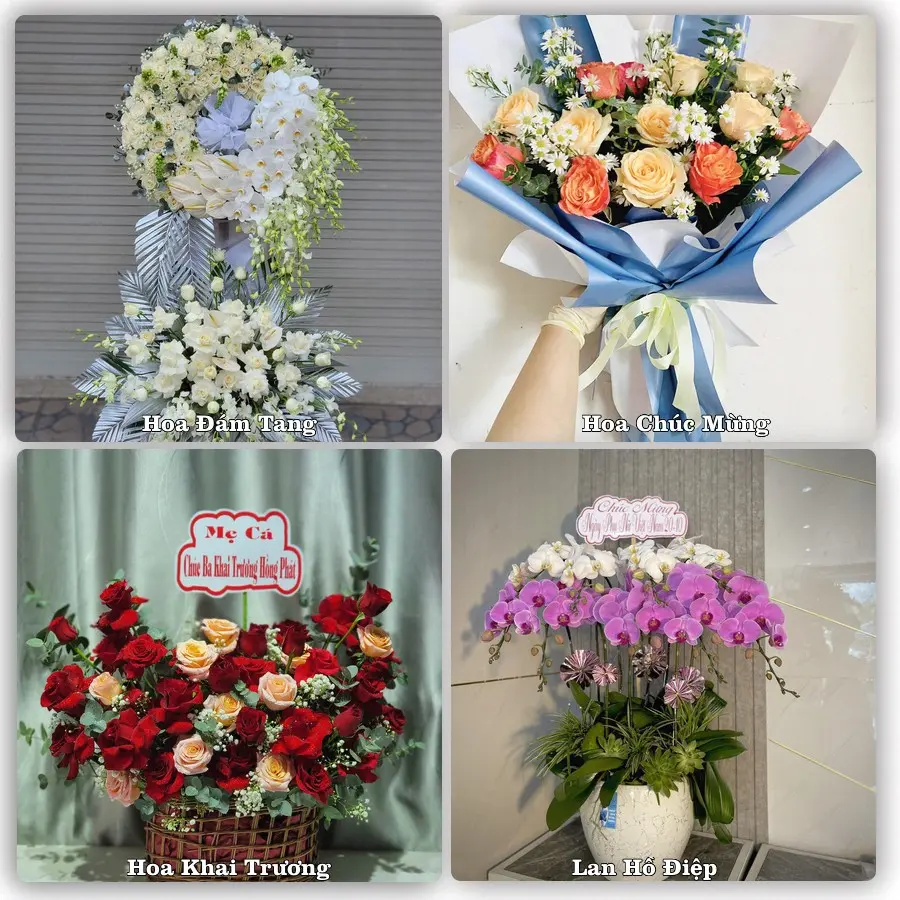 Dịch vụ đặt hoa và giao tận nơi tại Phường Đa Mai - Tỉnh Bắc Ninh