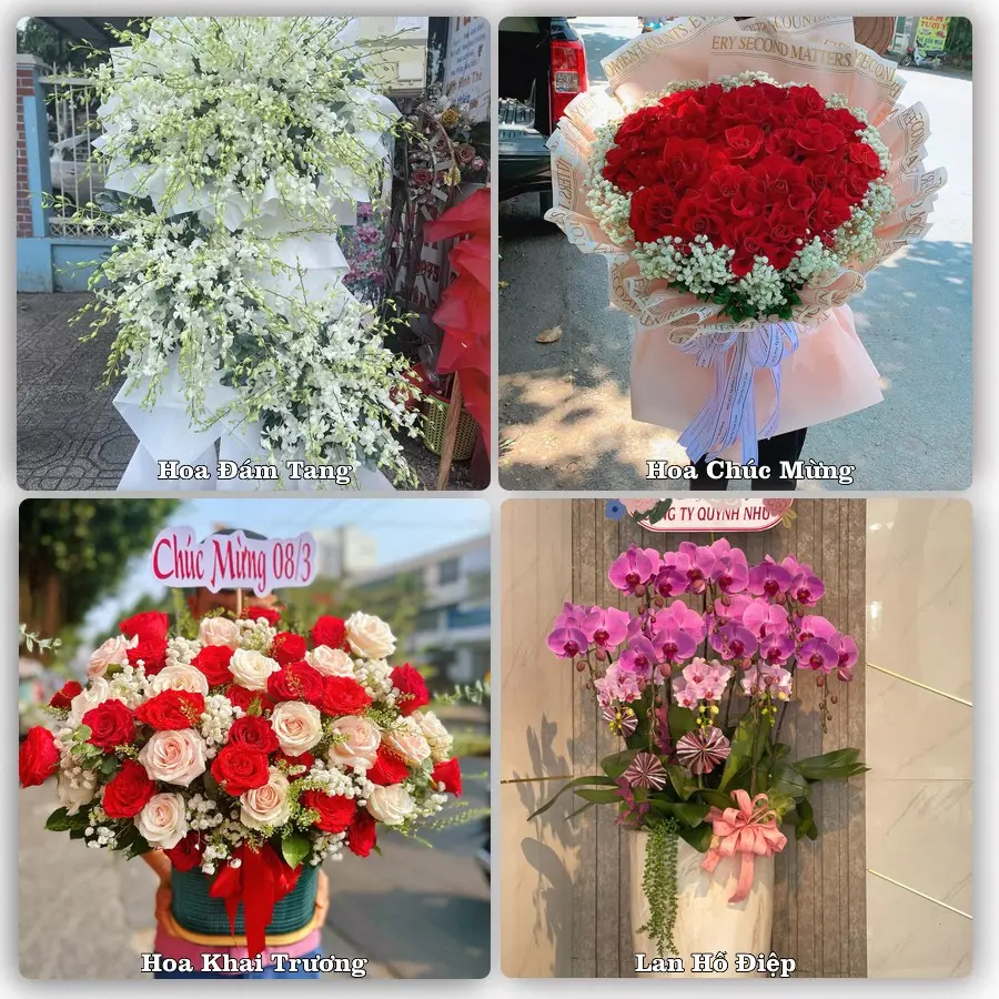 Dịch vụ đặt hoa và giao tận nơi tại Phường Đào Viên - Tỉnh Bắc Ninh