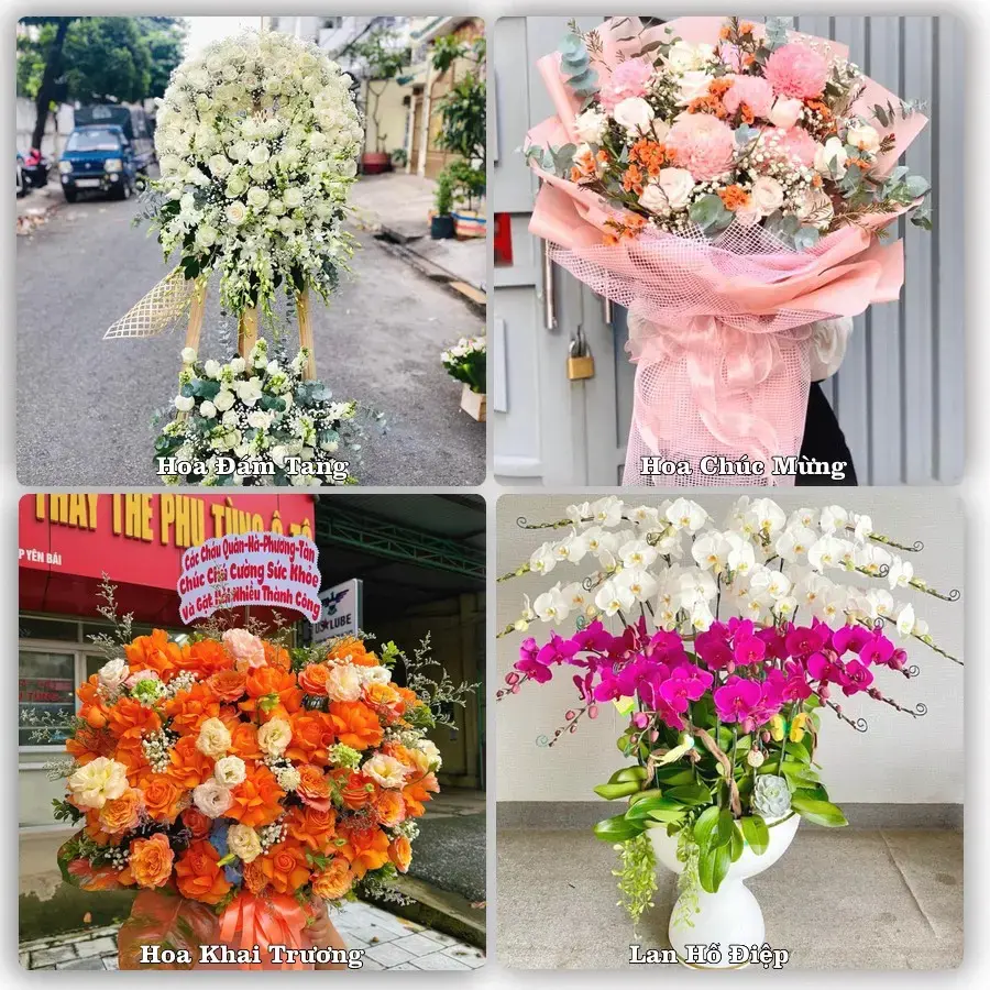 Shop hoa tươi Xã Mỹ Thái, Bắc Ninh – giao hoa tận nơi theo yêu cầu