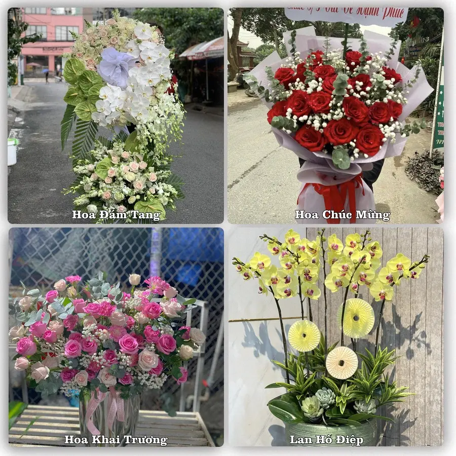 Dịch vụ đặt hoa và giao tận nơi tại Xã Gia Bình - Tỉnh Bắc Ninh