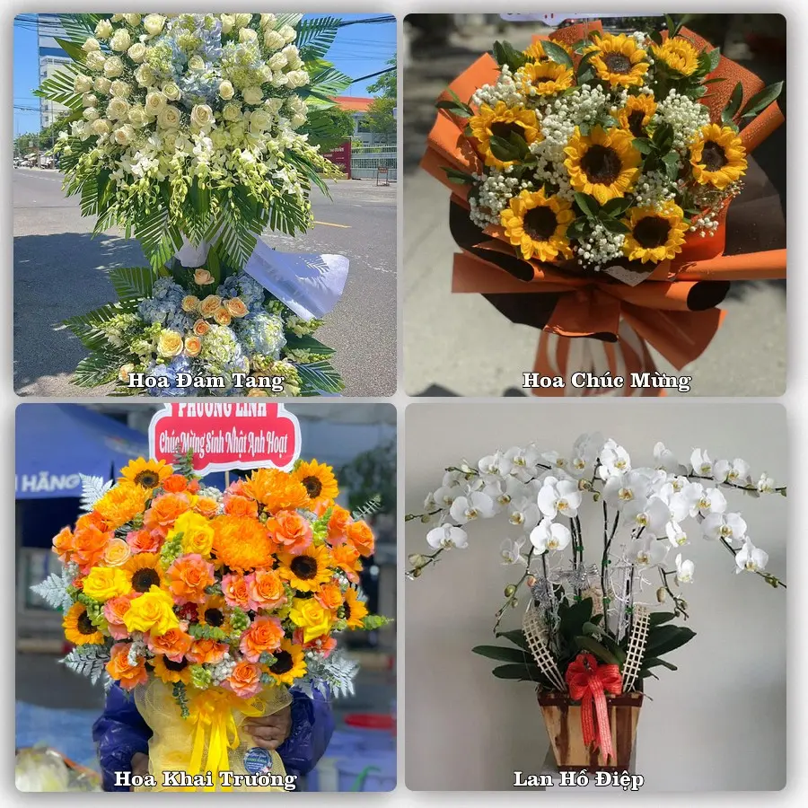 Mẫu hoa phục vụ nhu cầu đặt hoa tại Xã Hà Bắc - Thành phố Hải Phòng