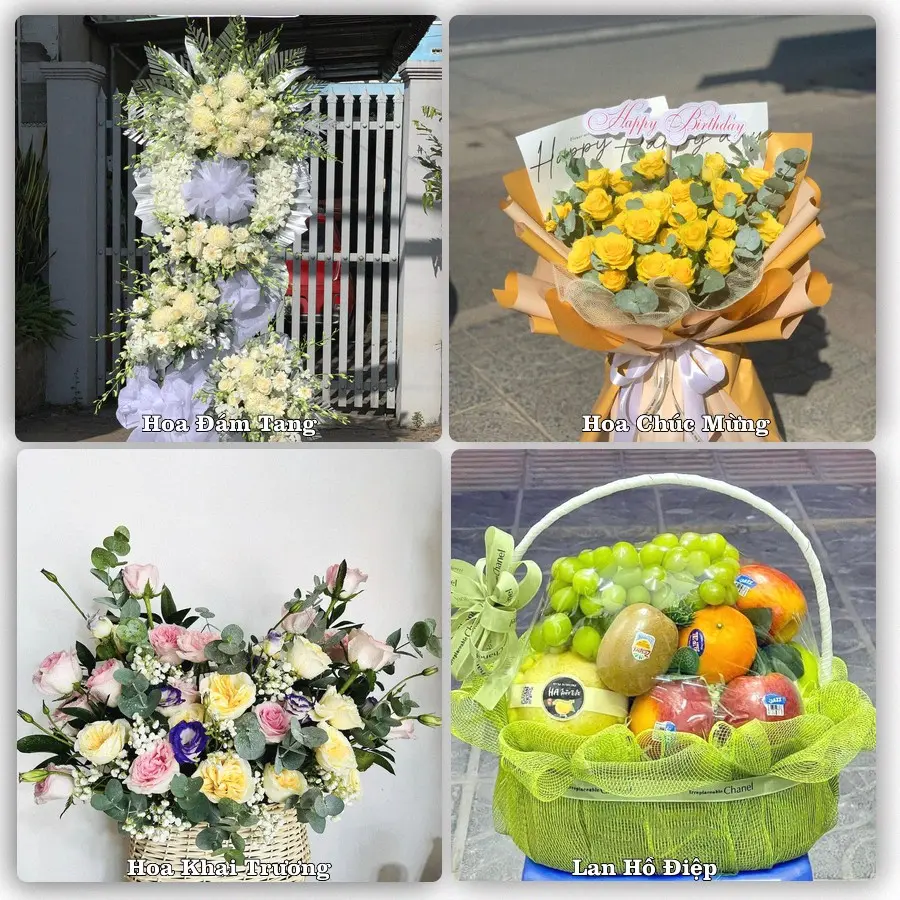 Mẫu hoa phục vụ nhu cầu đặt hoa tại Phường Nam Sầm Sơn - Tỉnh Thanh Hóa