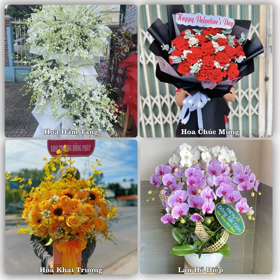 Mẫu hoa phục vụ nhu cầu đặt hoa tại Xã Ngự Thiên - Tỉnh Hưng Yên