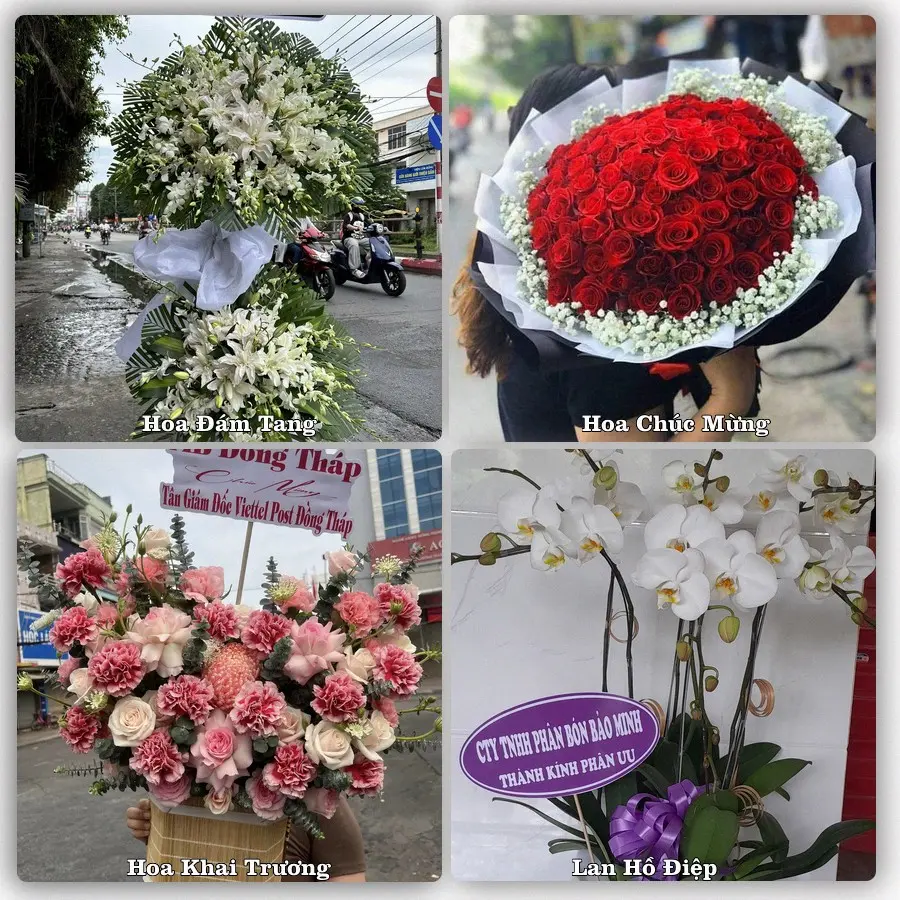 Dịch vụ đặt hoa và giao tận nơi tại Phường Phú Yên - Tỉnh Đắk Lắk