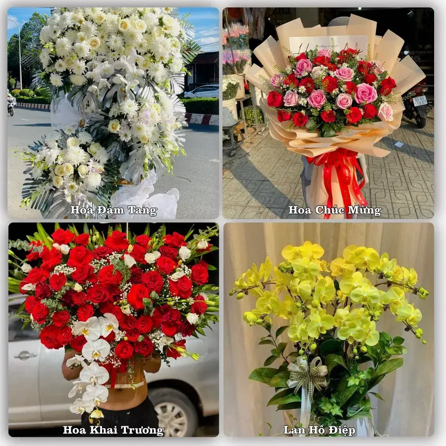 Dịch vụ đặt hoa và giao tận nơi tại Xã Phước Lý - Tỉnh Tây Ninh