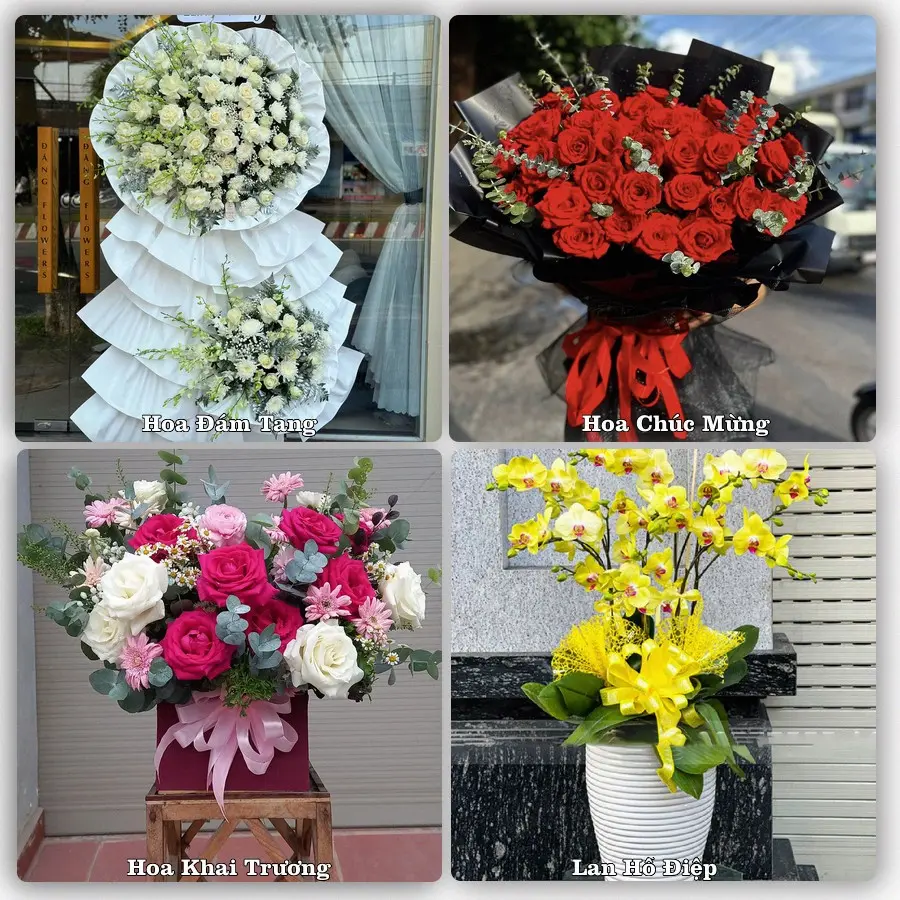 Mẫu hoa phục vụ nhu cầu đặt hoa tại Phường Tam Phước - Tỉnh Đồng Nai