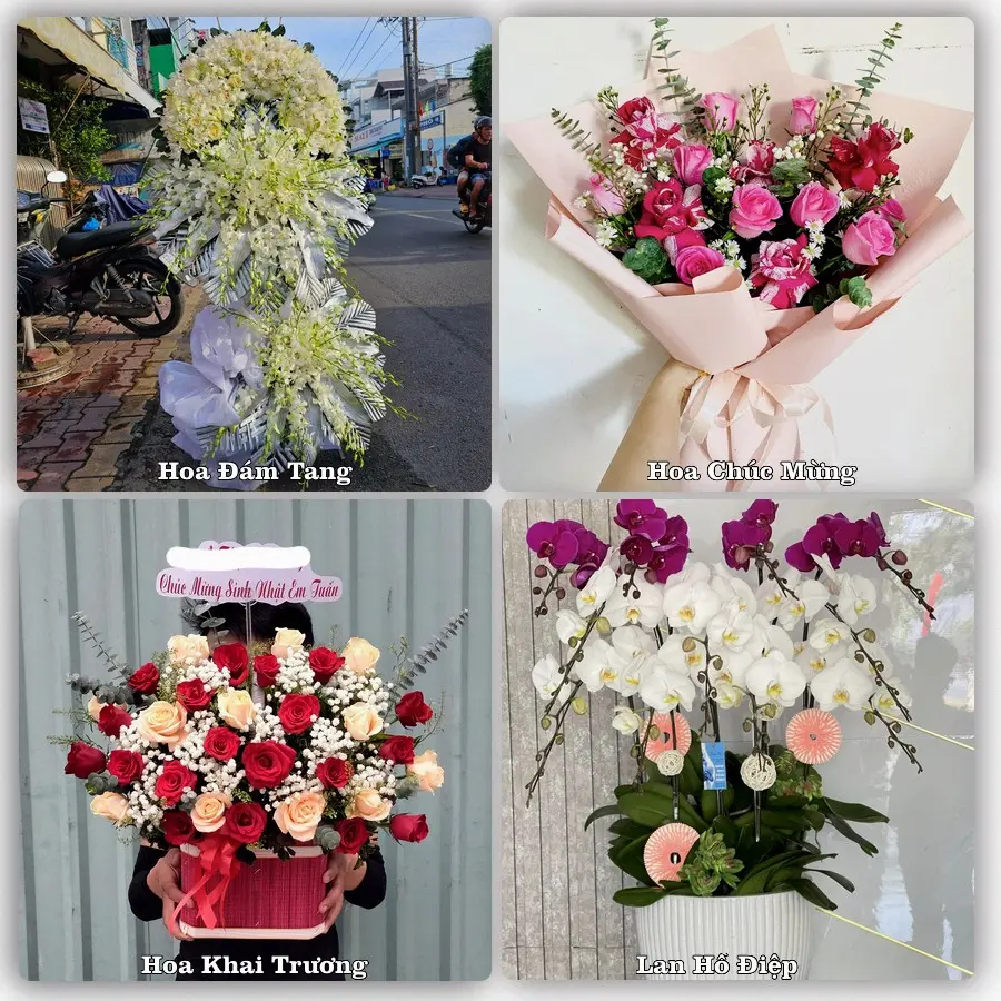 Tư vấn chọn hoa theo người nhận và dịp tặng tại Phường Tam Phước - Tỉnh Đồng Nai