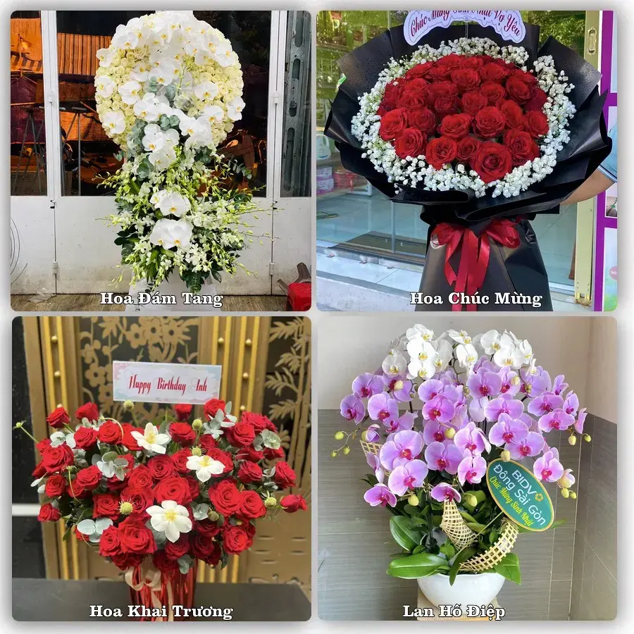 Dịch vụ đặt hoa và giao tận nơi tại Xã Minh Thái - Tỉnh Ninh Bình