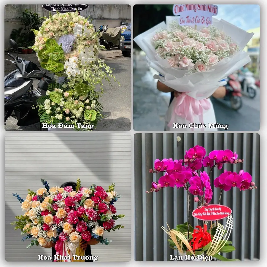 Dịch vụ đặt hoa và giao tận nơi tại Xã Tân Đông - Tỉnh Đồng Tháp
