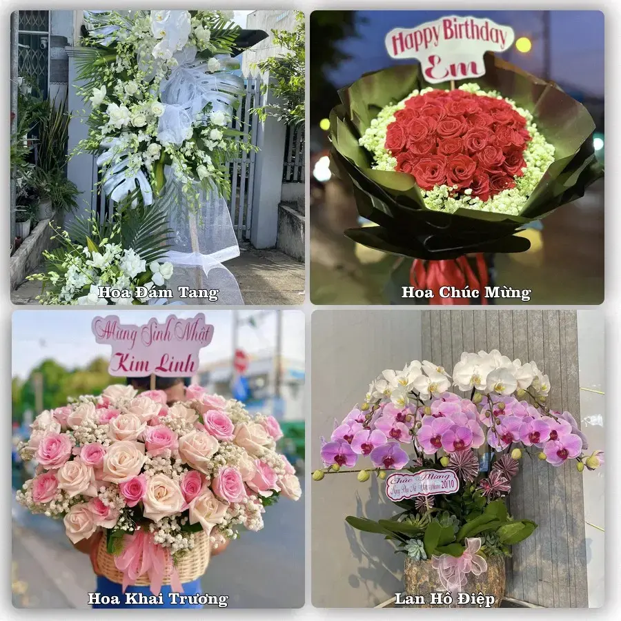Tiệm hoa tươi Xã Tân Đông, Đồng Tháp – hoa sinh nhật và khai trương