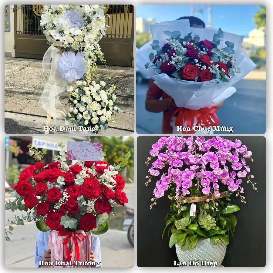 Dịch vụ đặt hoa và giao tận nơi tại Phường Tiền Phong - Tỉnh Bắc Ninh