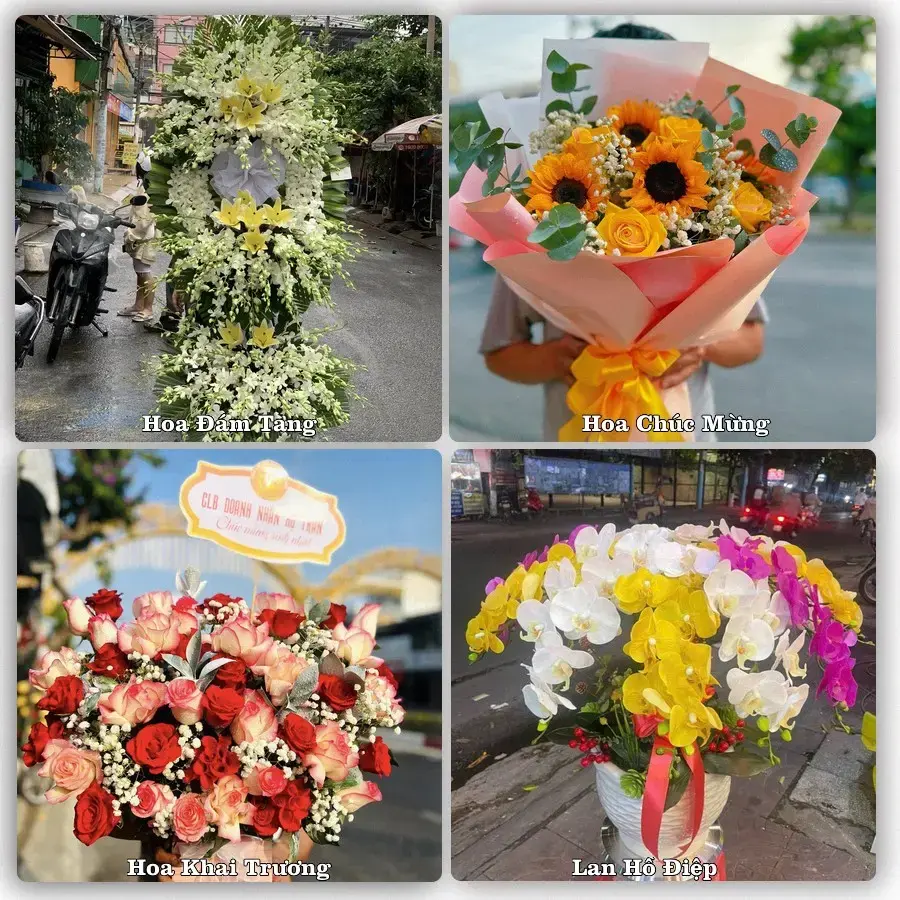 Tiệm hoa tươi Xã Vĩnh Tường, Phú Thọ – hoa sinh nhật và khai trương