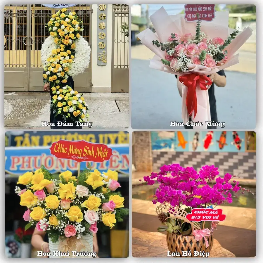 Dịch vụ đặt hoa và giao tận nơi tại Xã An Long - Tỉnh Đồng Tháp