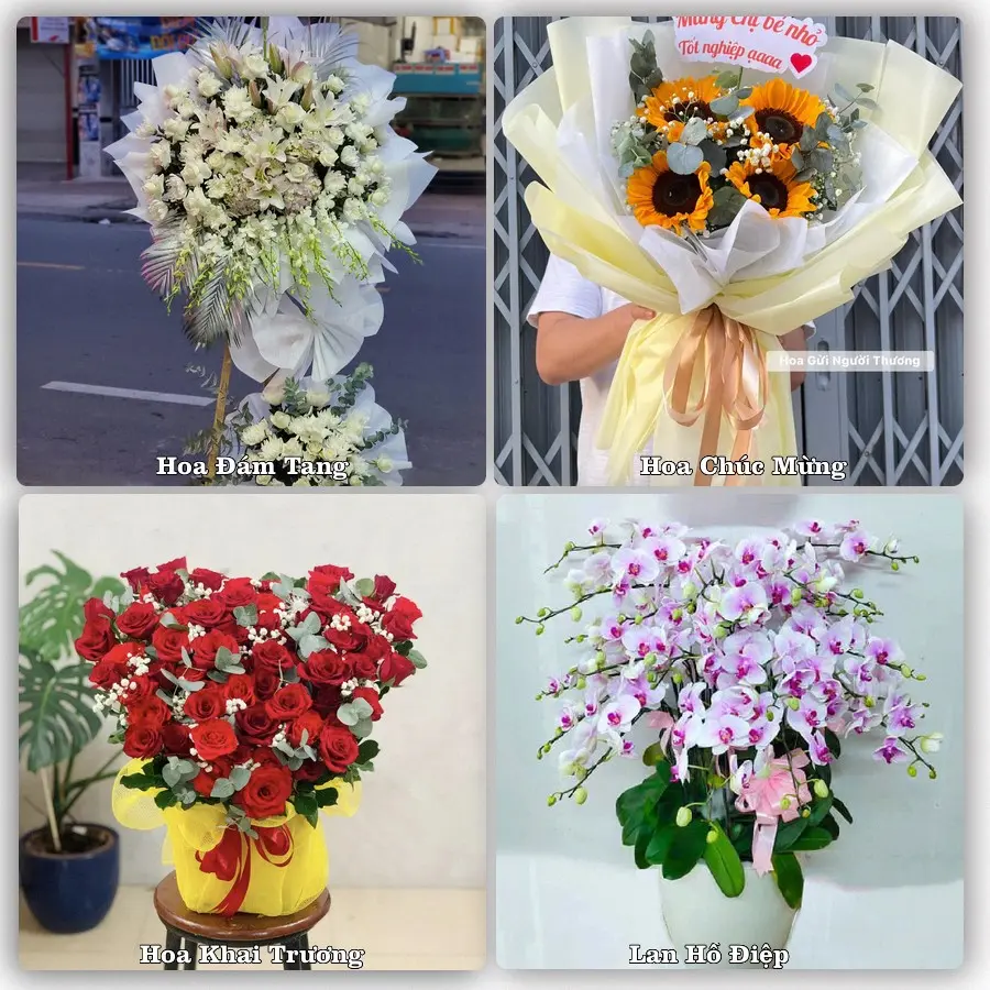 Dịch vụ đặt hoa và giao tận nơi tại Xã Hưng Thịnh - Tỉnh Đồng Nai