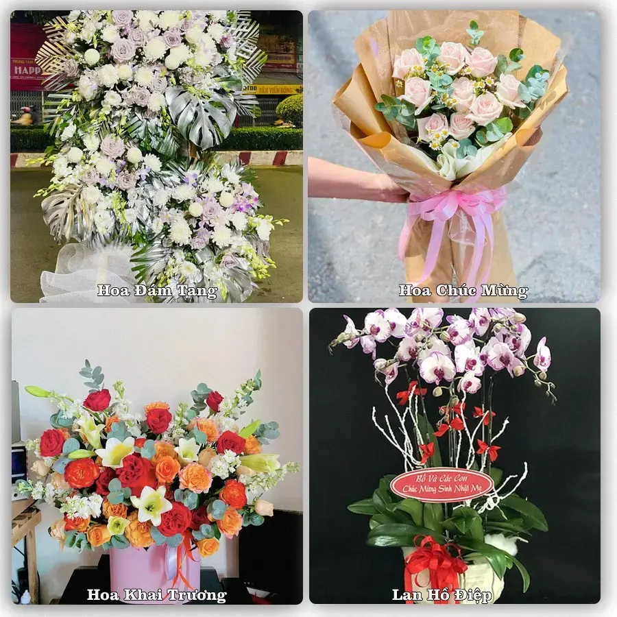 Shop hoa Xã Lam Sơn, Thanh Hóa – tư vấn mẫu, giao tận nơi