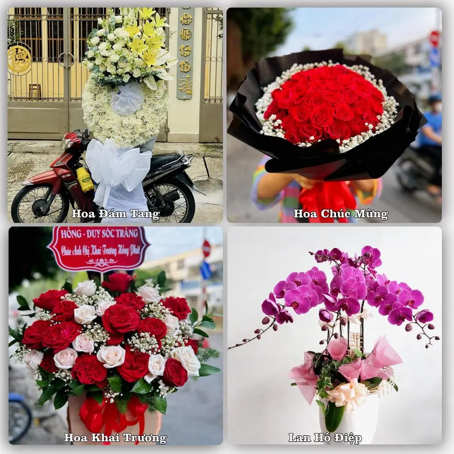 Dịch vụ đặt hoa và giao tận nơi tại Xã Cần Giuộc - Tỉnh Tây Ninh
