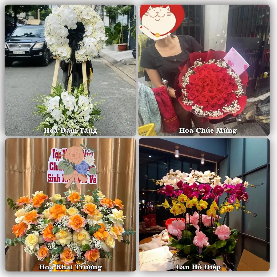 Dịch vụ đặt hoa và giao tận nơi tại Xã Tân Tập - Tỉnh Tây Ninh
