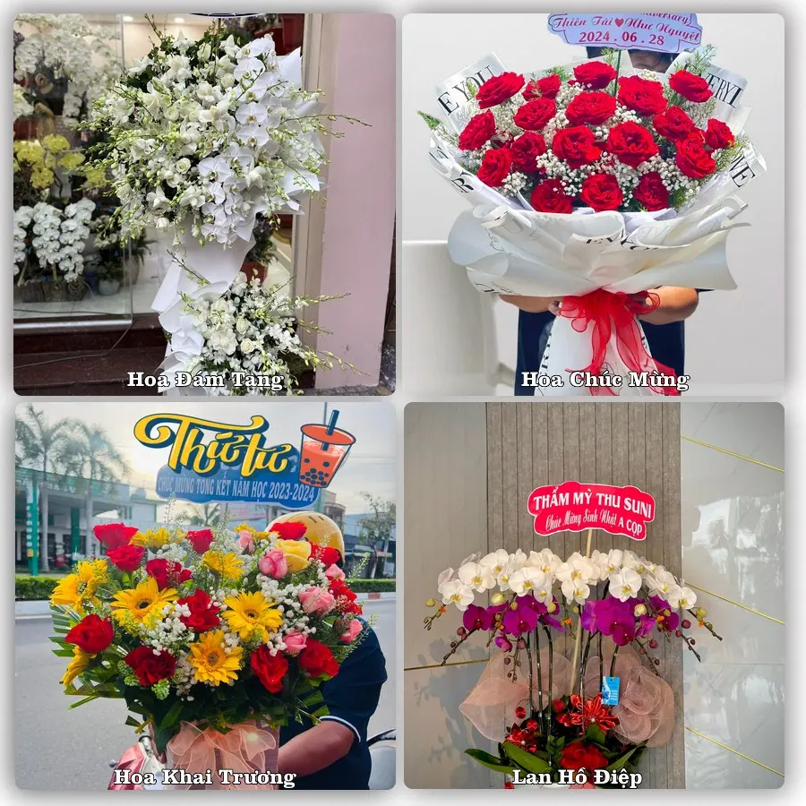 Dịch vụ đặt hoa và giao tận nơi tại Phường Phước Hội - Tỉnh Lâm Đồng