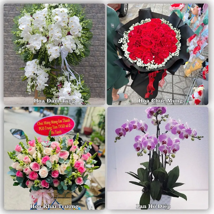 Dịch vụ đặt hoa và giao tận nơi tại Xã Tân Long - Tỉnh Đồng Tháp