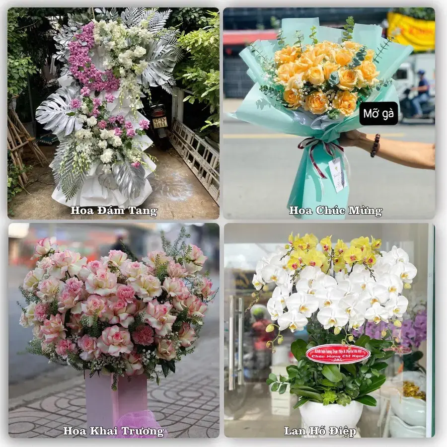 Dịch vụ đặt hoa và giao tận nơi tại Phường Nhị Quý - Tỉnh Đồng Tháp