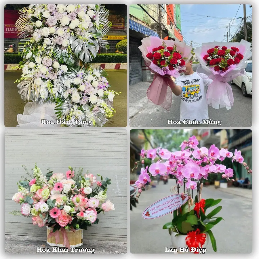 Dịch vụ đặt hoa và giao tận nơi tại Xã Quảng Bình - Tỉnh Thanh Hóa