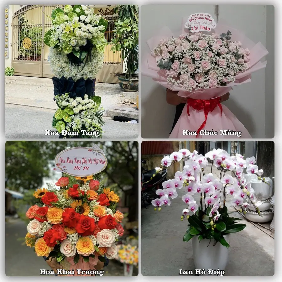 Dịch vụ đặt hoa và giao tận nơi tại Phường Tân An - Tỉnh Bắc Ninh