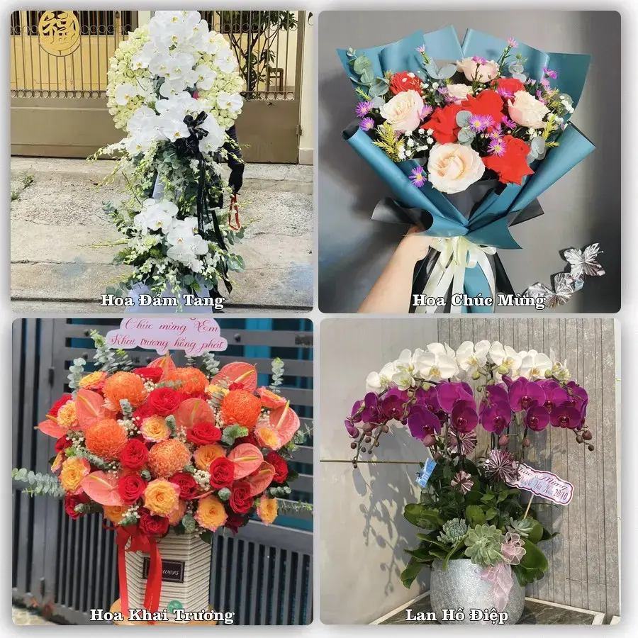 Tiệm hoa Xã Cần Đước, Tây Ninh – chọn hoa theo người nhận và dịp