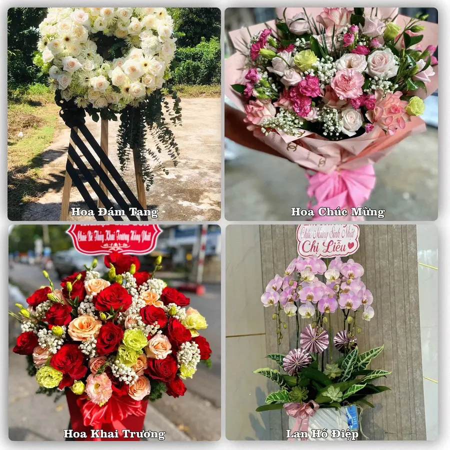 Mẫu hoa phục vụ nhu cầu đặt hoa tại Xã Đông Tiền Hải - Tỉnh Hưng Yên