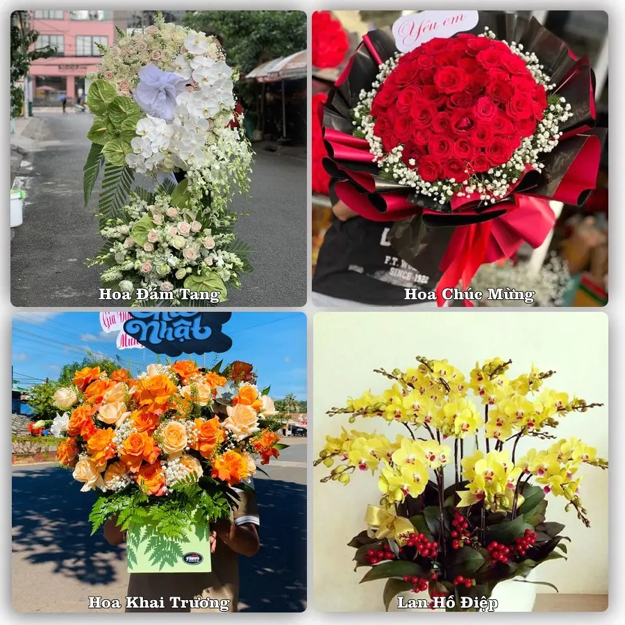 Dịch vụ đặt hoa và giao tận nơi tại Xã Long Hưng - Tỉnh Hưng Yên