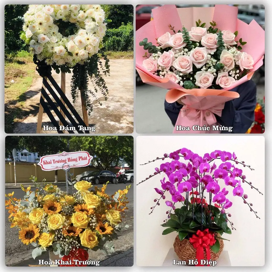 Dịch vụ đặt hoa và giao tận nơi tại Phường Tam Sơn - Tỉnh Bắc Ninh