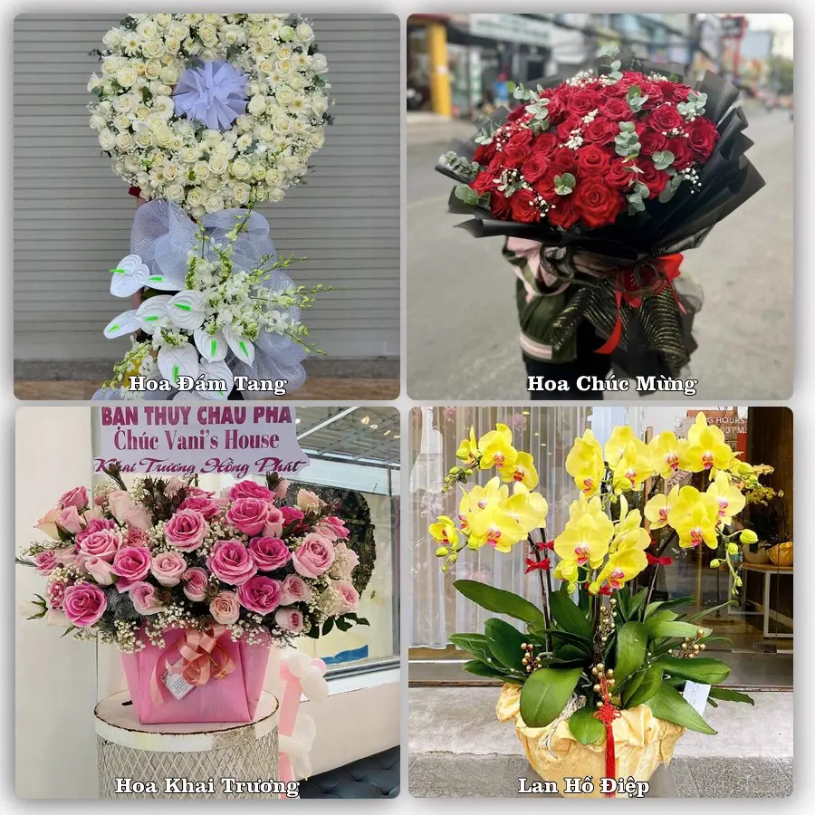 Dịch vụ đặt hoa và giao tận nơi tại Phường Diên Hồng - Tỉnh Gia Lai