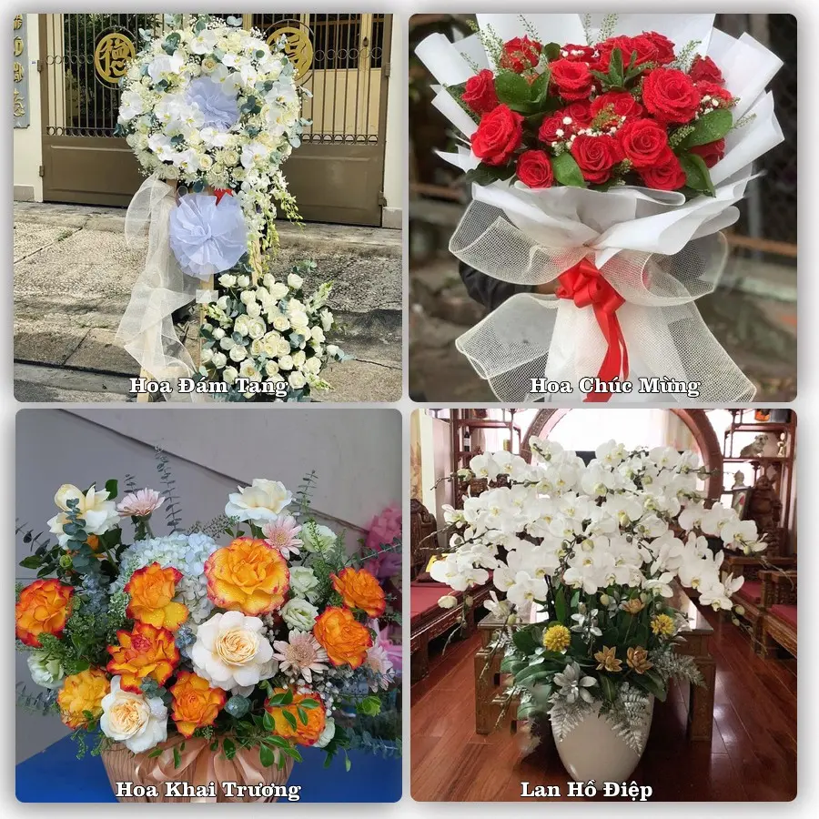 Dịch vụ đặt hoa và giao tận nơi tại Xã Mỹ Hiệp - Tỉnh Đồng Tháp