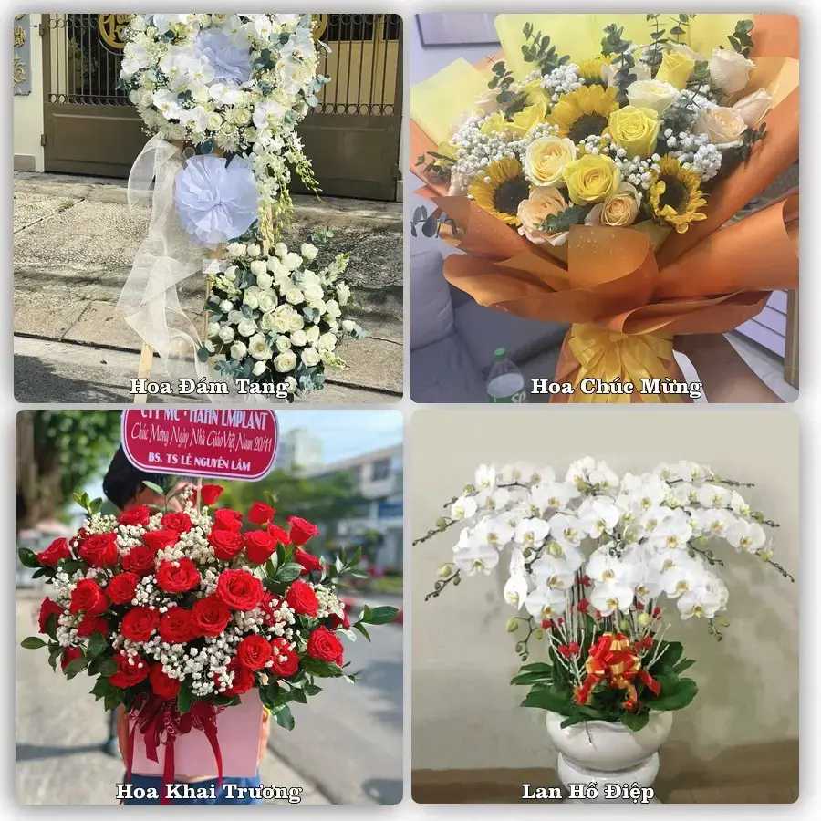 Tư vấn chọn hoa theo người nhận và dịp tặng tại Xã Mỹ Hiệp - Tỉnh Đồng Tháp