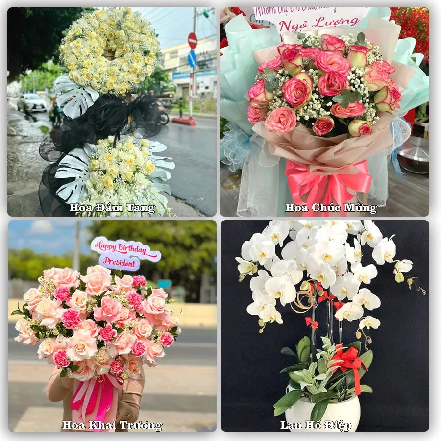 Dịch vụ đặt hoa và giao tận nơi tại Phường Vĩnh Thông - Tỉnh An Giang