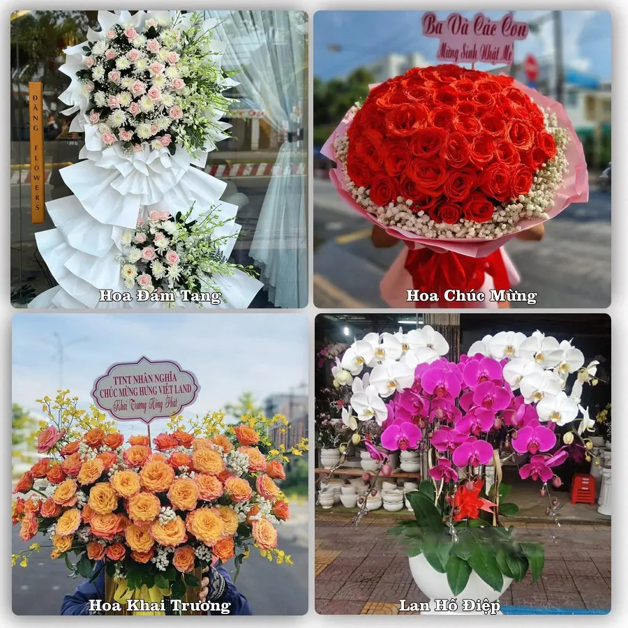 Dịch vụ đặt hoa và giao tận nơi tại Xã Lục Nam - Tỉnh Bắc Ninh
