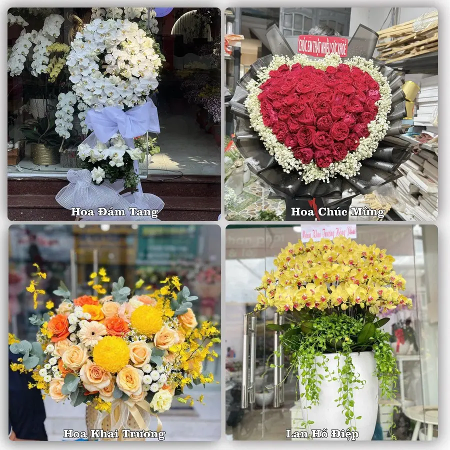Dịch vụ đặt hoa và giao tận nơi tại Xã Phú Tân - Tỉnh An Giang
