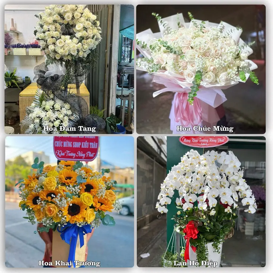 Tư vấn chọn hoa theo người nhận và dịp tặng tại Phường Phước Bình - Tỉnh Đồng Nai