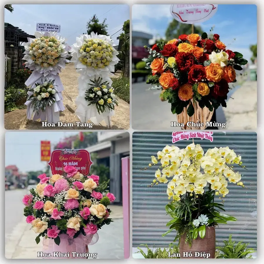 Dịch vụ đặt hoa và giao tận nơi tại Phường Thuận Thành - Tỉnh Bắc Ninh