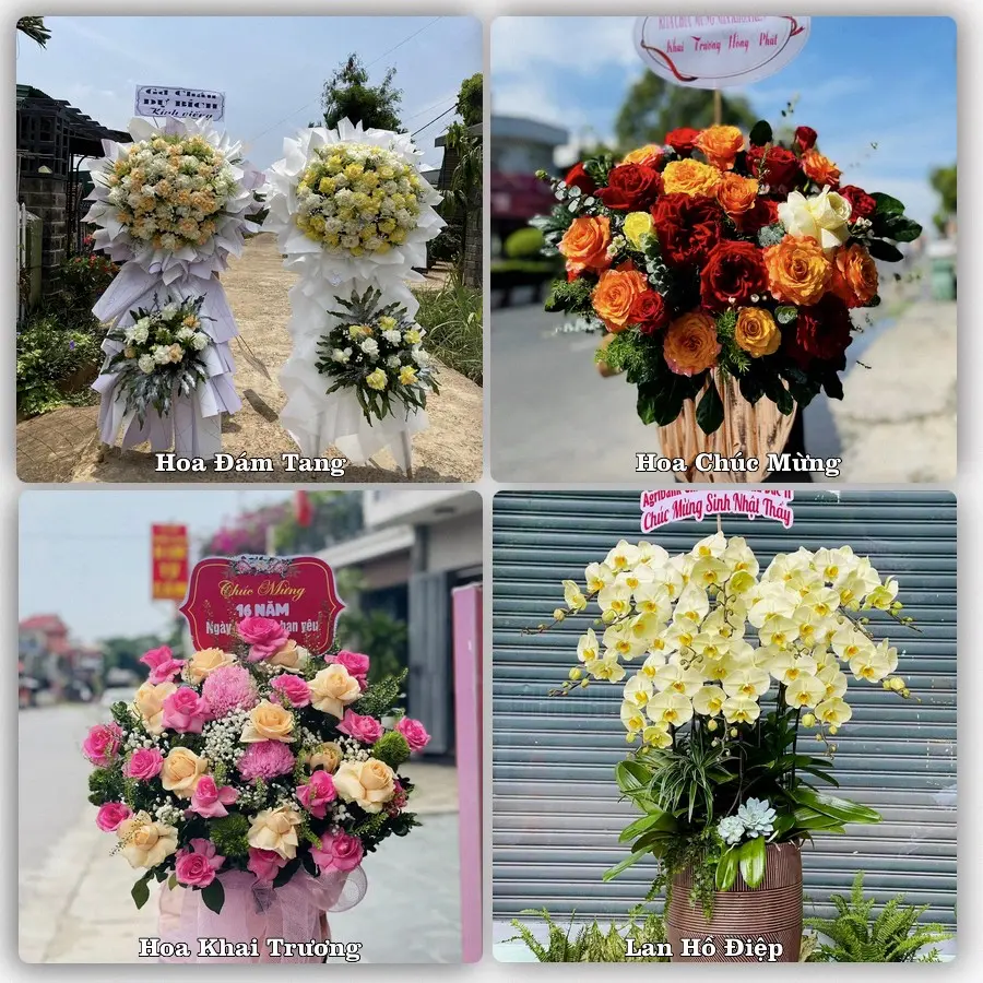 Dịch vụ đặt hoa và giao tận nơi tại Phường Thuận Thành - Tỉnh Bắc Ninh