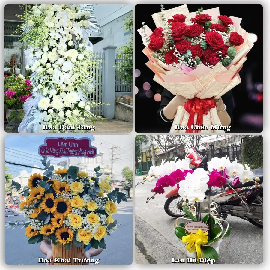 Shop hoa tươi Phường Bảo Vinh, Đồng Nai – giao hoa tận nơi theo yêu cầu