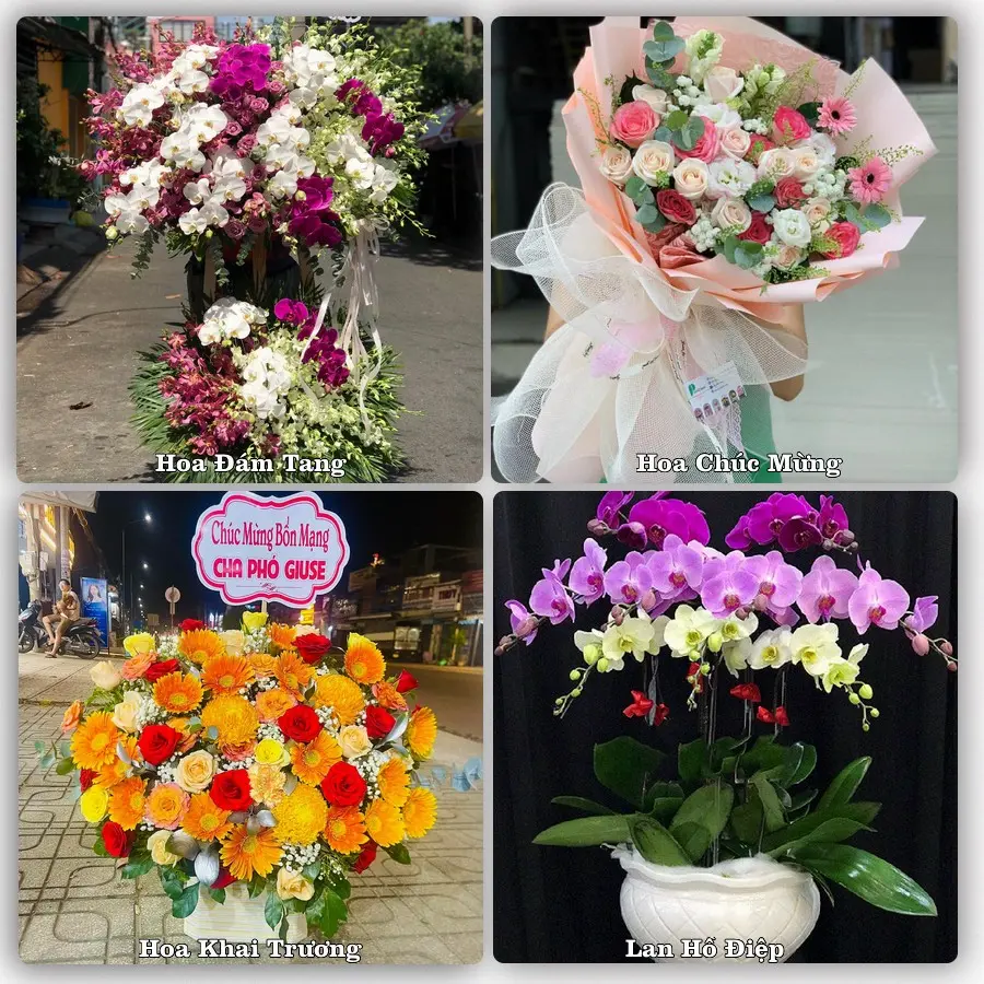 Dịch vụ đặt hoa và giao tận nơi tại Phường Vạn Xuân - Tỉnh Thái Nguyên