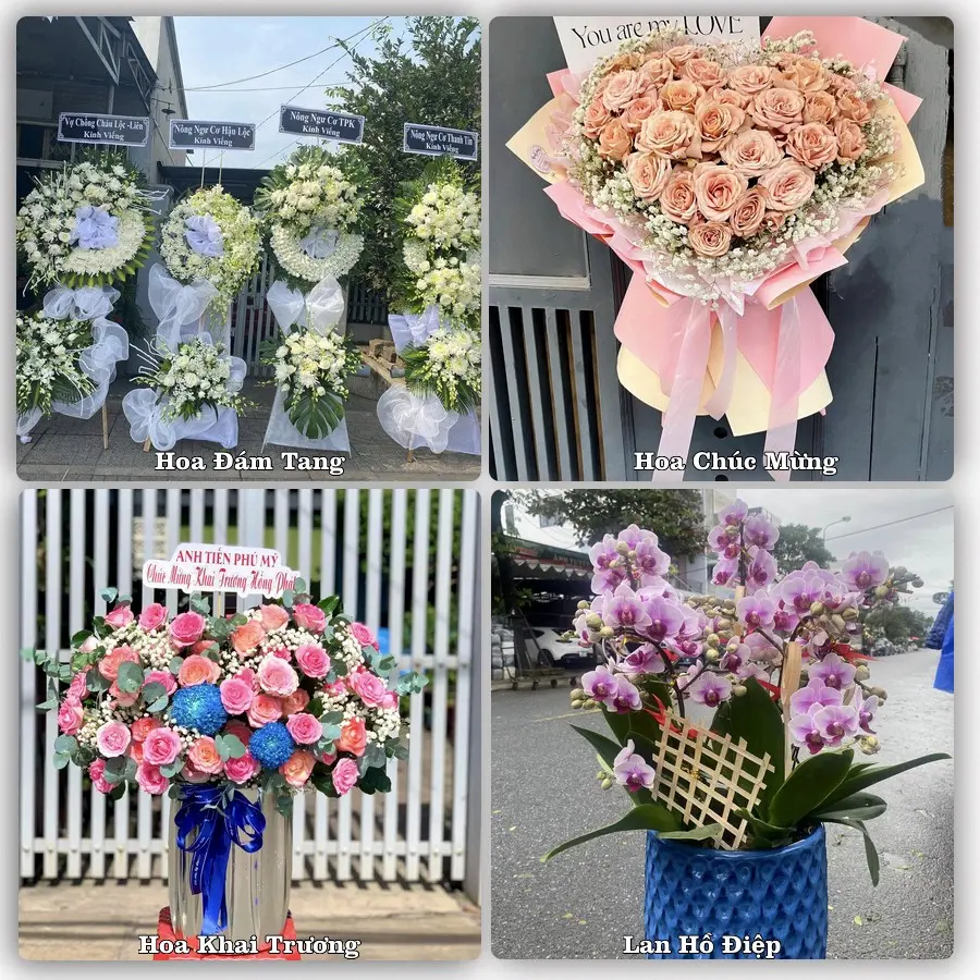 Dịch vụ đặt hoa và giao tận nơi tại Phường Kim Trà - Thành phố Huế